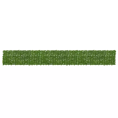vidaXL Erkély képernyő levelekkel Zöld és Sárga 600 x 75 cm