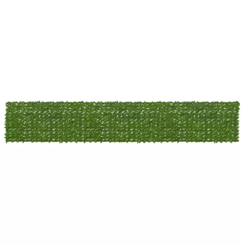 vidaXL Erkély képernyő levelekkel Zöld és Sárga 600 x 100 cm