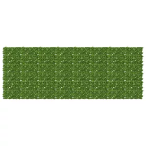   vidaXL Erkély képernyő levelekkel Zöld és Sárga 400 x 150 cm