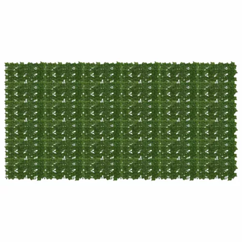 vidaXL Erkély képernyő levelekkel 300 x 150 cm Polietilén és szövet