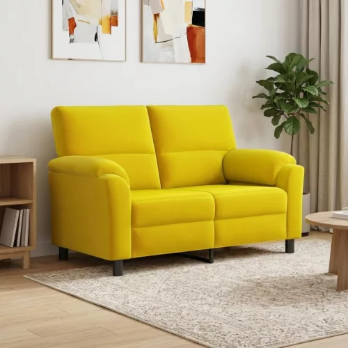 Kanapé Sárga 154 x 85 x 93 cm Bársony