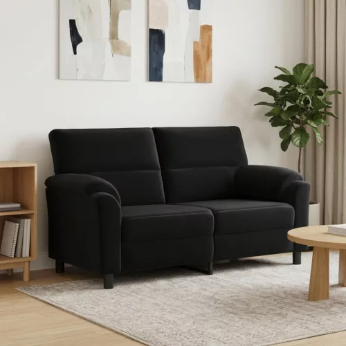 Kanapé Fekete 174 x 85 x 93 cm Bársony
