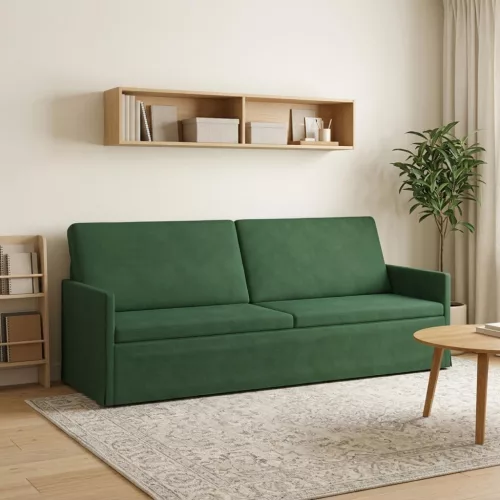 3 személyes kanapé Dzsungel zöld 220 x 81 x 82 cm
