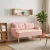 Gombra tűzött loveseat 2-személyes Rózsaszín 117 x 67 x 77 cm