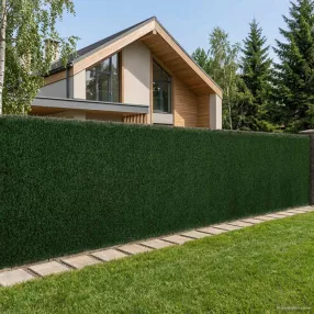 Műanyag Kerítés Sötétzöld 1 x 4 m PVC és Acél