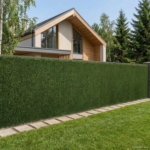 Műanyag Kerítés Világos zöld 1 x 5 m PVC és Acél