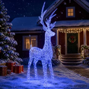   Karácsonyi LED-es rénszarvas világítás LOVIISA 1000 LED Kék
