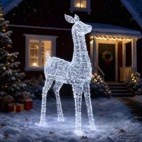 Karácsonyi LED-es rénszarvas világítás LOVIISA 900 LED