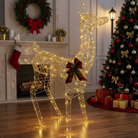 3D karácsonyi rénszarvas LOVIISA 200 LED Meleg fehér