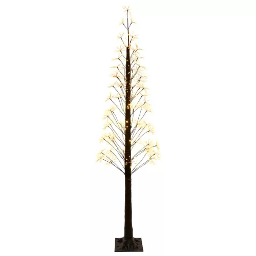 Karácsonyi csillagfény Barna 25 x 25 x 210 cm Műanyag 560 LED