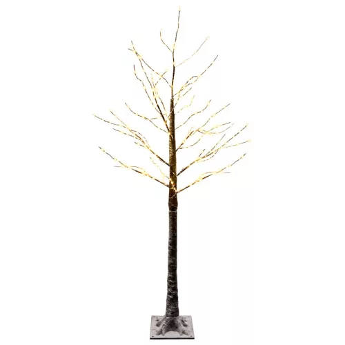 Havas LED-es karácsonyfa Barna 22 x 22 x 150 cm Műanyag 232 LED
