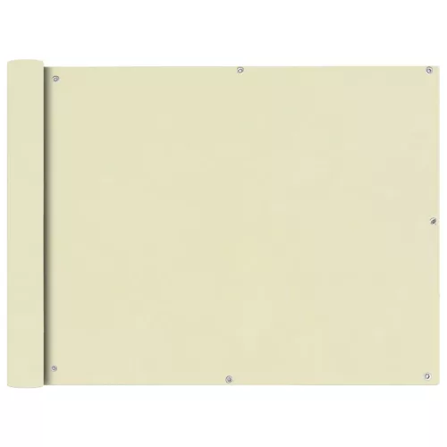 90x400 cm Krém Oxford szövetű erkély ablak sötétítő