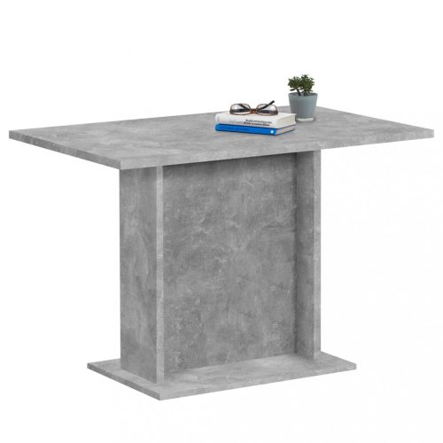FMD betonszürke étkezőasztal 110 cm