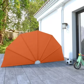 terrakotta összecsukható terasz oldalárnyékoló 160 cm