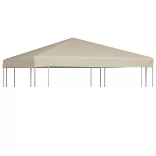 bézs pavilon tetőponyva 310 g/m² 3 x 3 m