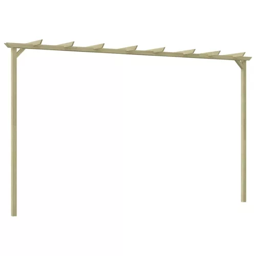Kerti pergola impregnált fenyőfalécekből 360 x 200 x 60 cm