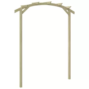   Kerti pergola impregnált fenyőfalécekből 180 x 210 x 40 cm