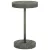 Szürke polyrattan kerti asztal 60,5 x 106 cm