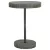 Szürke polyrattan kerti asztal 75,5 x 106 cm