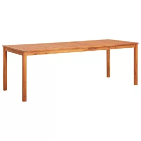 Tömör akácfa kerti asztal 215 x 90 x 74 cm