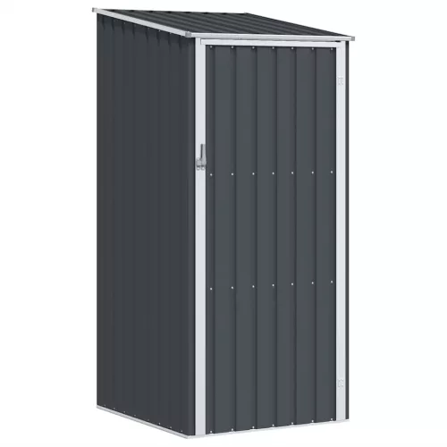 antracitszürke horganyzott acél kerti fészer 87 x 98 x 159 cm