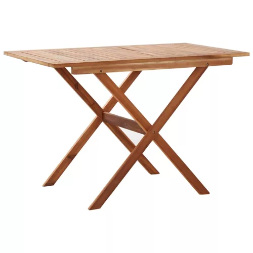 Tömör akácfa kerti asztal 110 x 67 x 74 cm