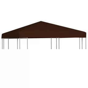 barna pavilon tetőponyva 310 g/m², 3 x 3 m