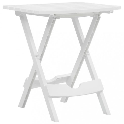 fehér összecsukható kerti asztal 45,5 x 38,5 x 50 cm