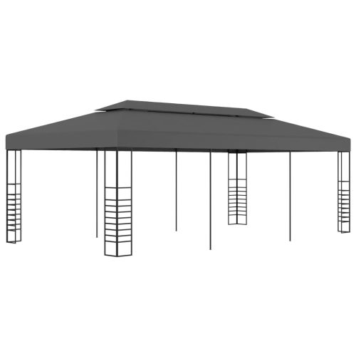  antracitszürke pavilon 3 x 6 m