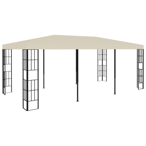 krémszínű pavilon 3 x 6 m
