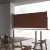 barna behúzható oldalsó teraszi napellenző 100 x 300 cm