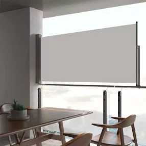   krémszínű kihúzható oldalsó terasz napellenző 60 x 300 cm