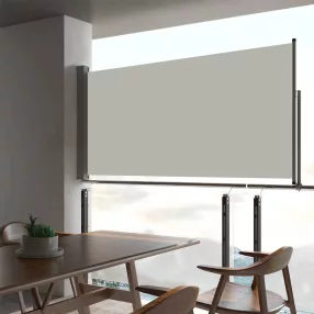   krémszínű kihúzható oldalsó terasz napellenző 80 x 300 cm