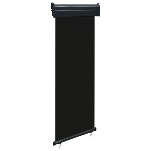 fekete erkély oldalnapellenző 65 x 250 cm