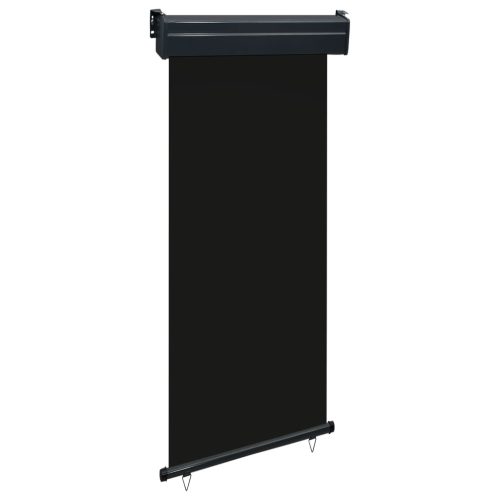 fekete erkély oldalnapellenző 85 x 250 cm