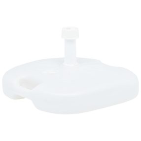   homokkal vagy vízzel tölthető fehér műanyag napernyőtalp 16 L