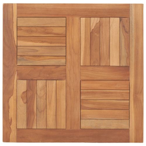 tömör tíkfa asztallap 60 x 60 x 2,5 cm