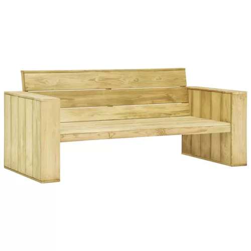 Impregnált fenyőfa kerti pad 179 cm