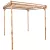 Bambuszpergola 170 x 170 x 220 cm