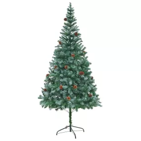 Műfenyő fenyőtobozokkal 210 cm