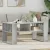 vidaXL Dohányzóasztal Beton Szürke 92 x 49,5 x 45 cm Faanyag