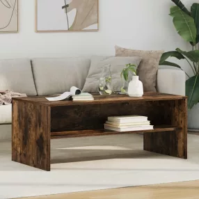   vidaXL Dohányzóasztal Füstölt tölgy 100 x 50 x 40 cm Faanyag