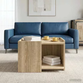   vidaXL Dohányzóasztal Sonoma Tölgy 50,5 x 50 x 33 cm Szerelt Fa