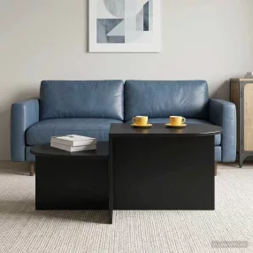   vidaXL Dohányzóasztal Fekete Tölgy 100 x 50 x 40 cm Szerelt Fa