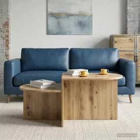   vidaXL Dohányzóasztal Kézműves Tölgy 100 x 50 x 40 cm Szerelt Fa