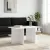 vidaXL Dohányzóasztal Fehér 87 x 50 x 45 cm Mérnöki fa