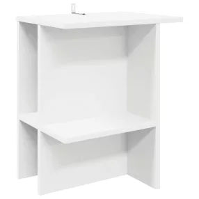 vidaXL Dohányzóasztal Fehér 40 x 30 x 49 cm Szerelt Fa