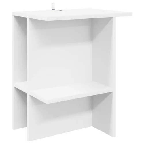 vidaXL Dohányzóasztal Fehér 40 x 30 x 49 cm Szerelt Fa