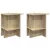 vidaXL Dohányzóasztal 2 pcs Sonoma Tölgy 40 x 30 x 49 cm Szerelt Fa