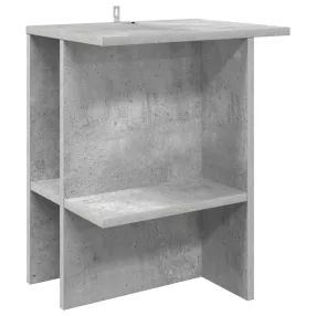   vidaXL Dohányzóasztal Betonszürke 40 x 30 x 49 cm Szerelt Fa